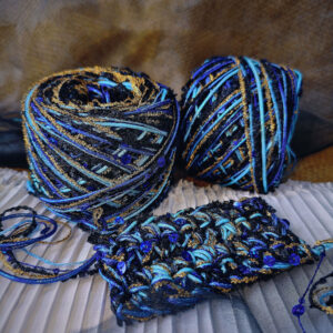 1pc 50g (1.76oz) Handmade Art Yarn for DIY Knitting and Crocheting Crafts - Fluffy Mixed Yarn Balls