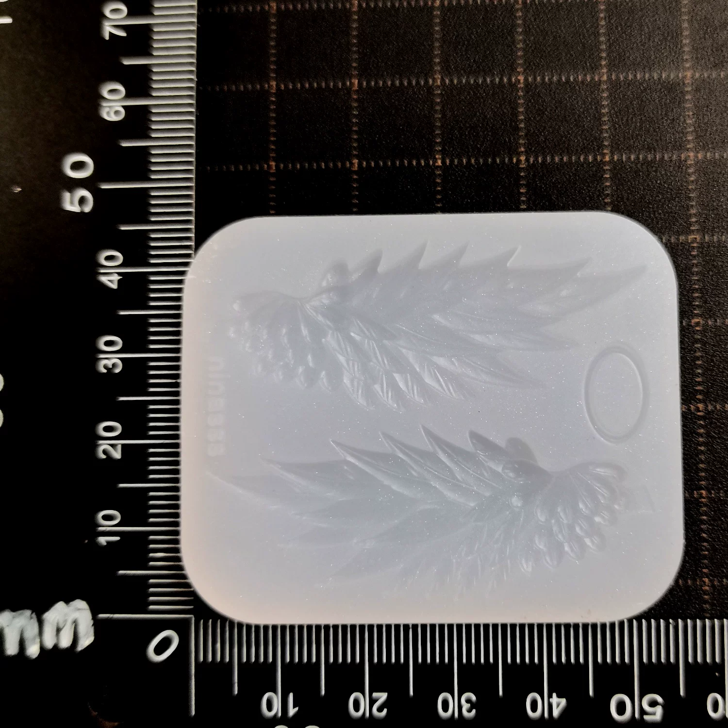 Rose Cross & Angel Wing Resin Mold – Clear UV Resin Mold for DIY Crafts - Image 2