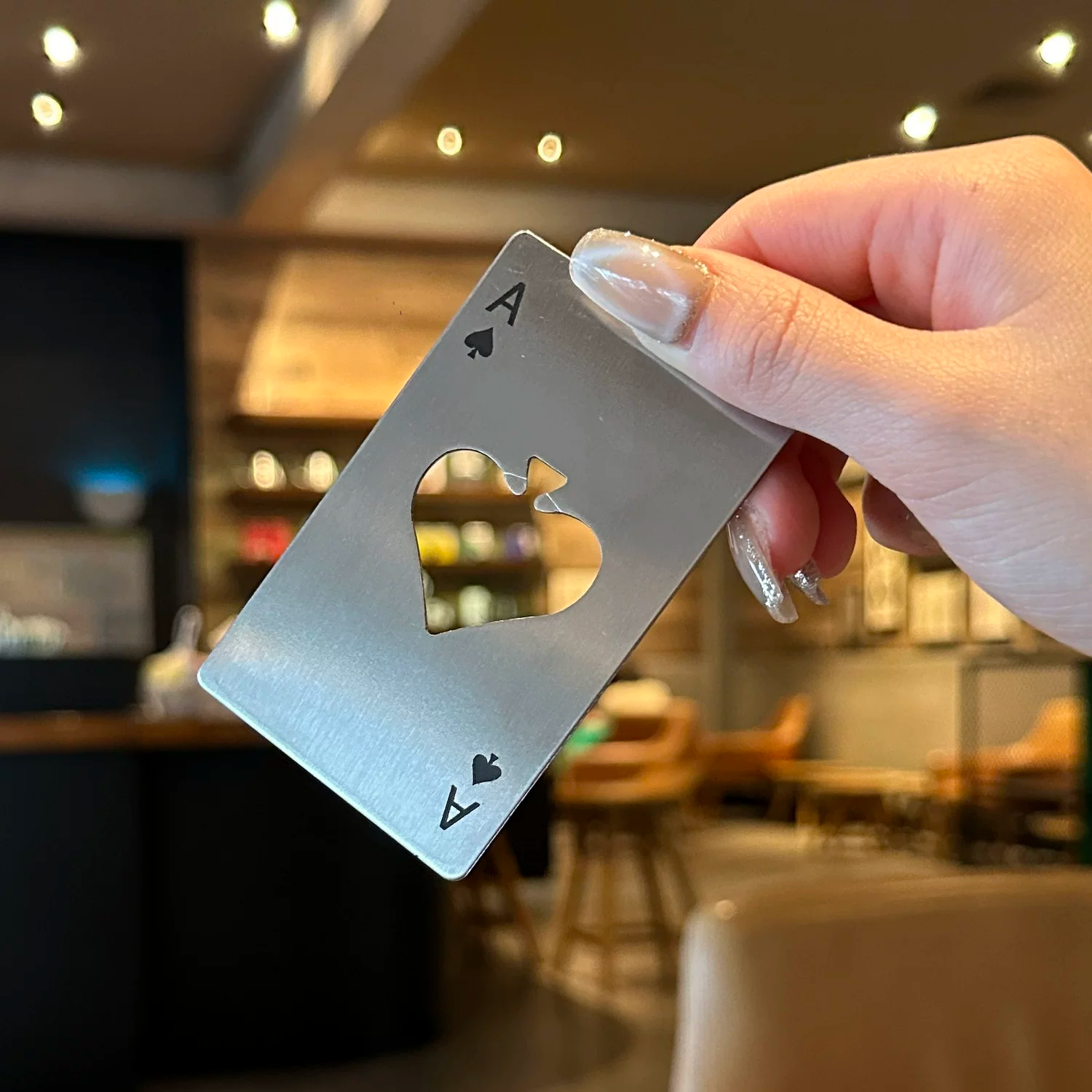Playing Card Bottle Opener Stainless Steel – Poker Card Metal Bottle Opener for Your Wallet-2 pcs - Image 6